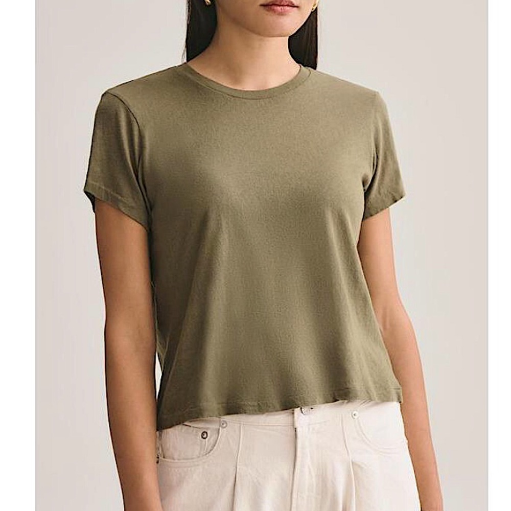 NWOT Agolde Linda Boxy Tee